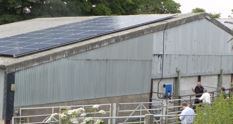 Solar PVs go live on Warwickshire farm barn